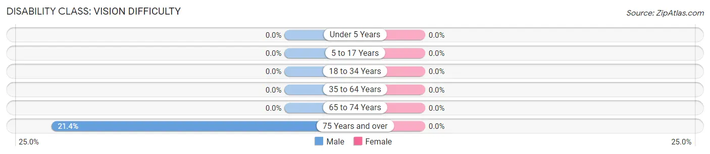 Disability in Annetta South: <span>Vision Difficulty</span>