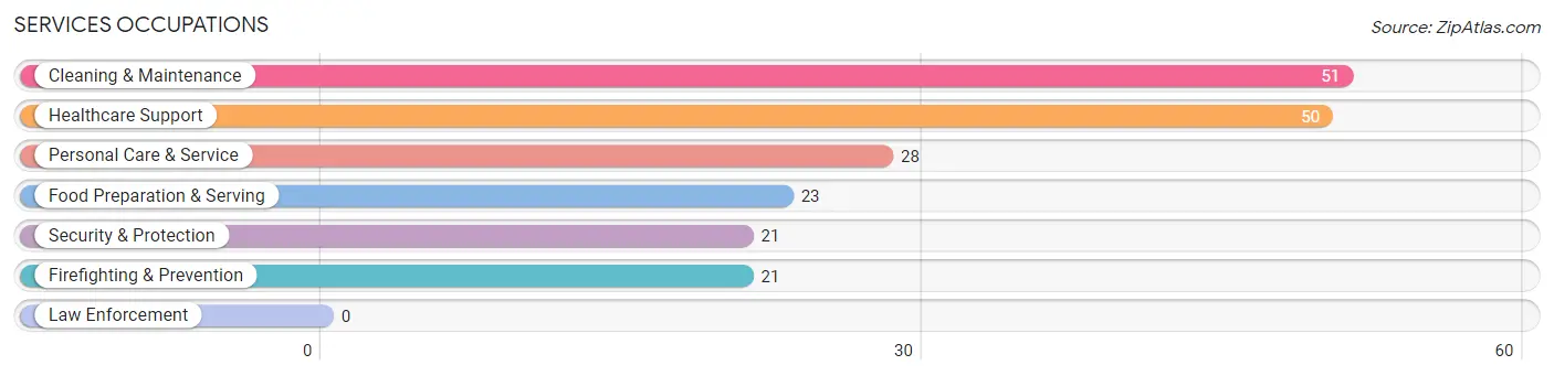 Services Occupations in Barrett