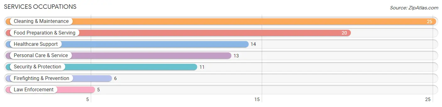 Services Occupations in Bartonville