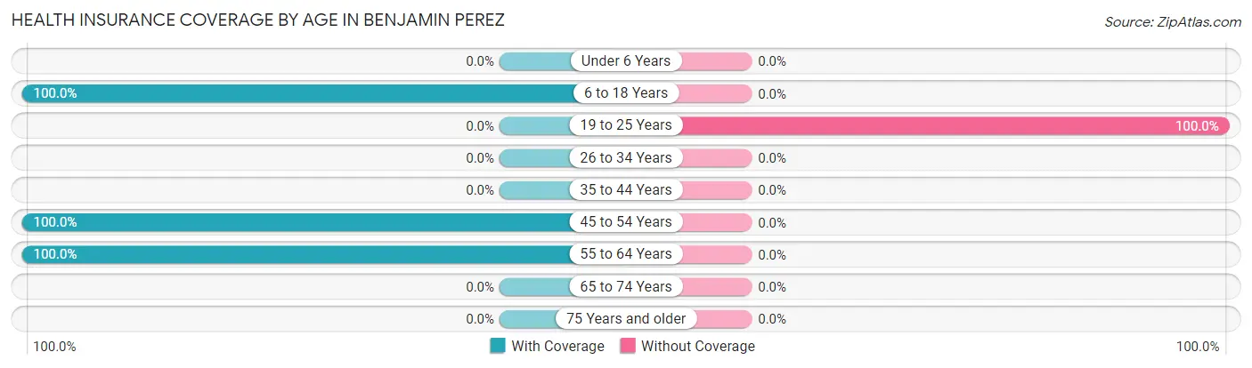 Health Insurance Coverage by Age in Benjamin Perez