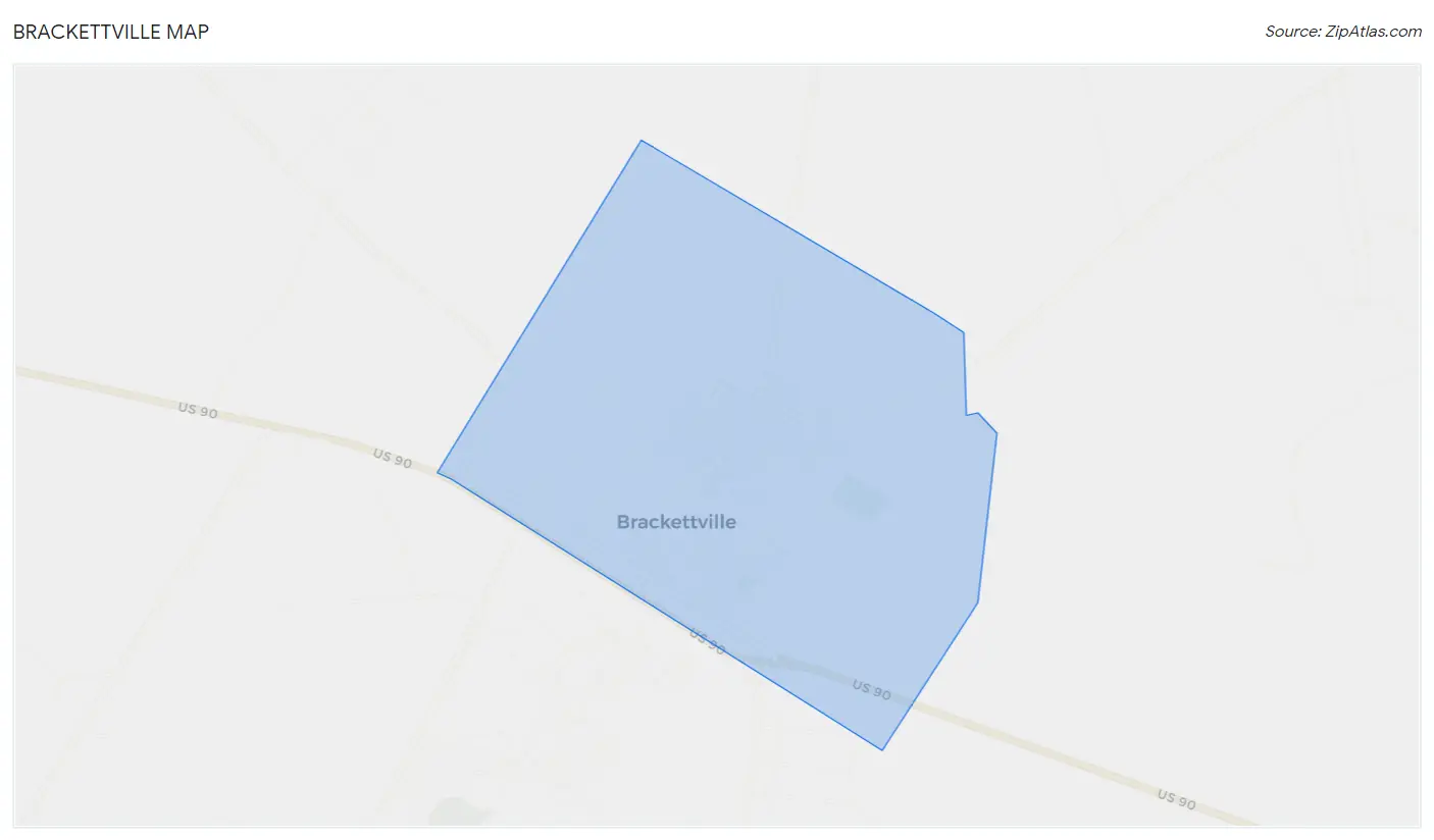 Brackettville Map