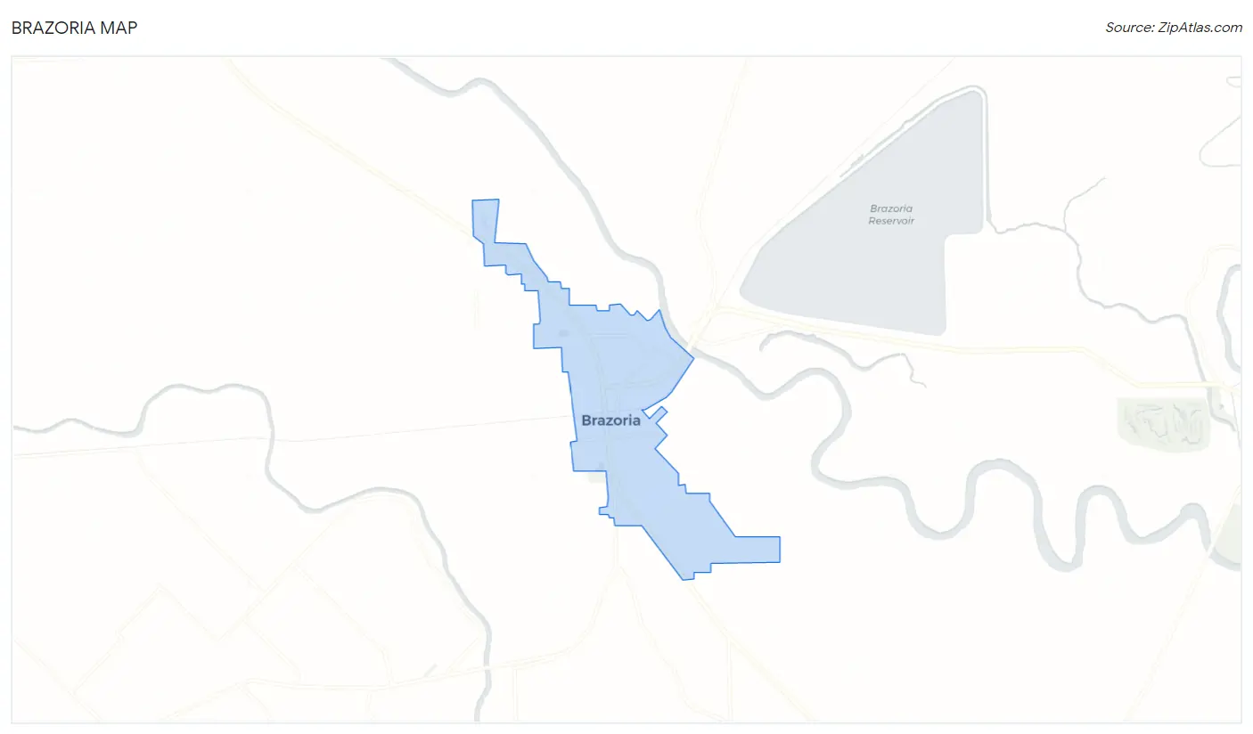 Brazoria Map