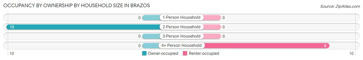 Occupancy by Ownership by Household Size in Brazos