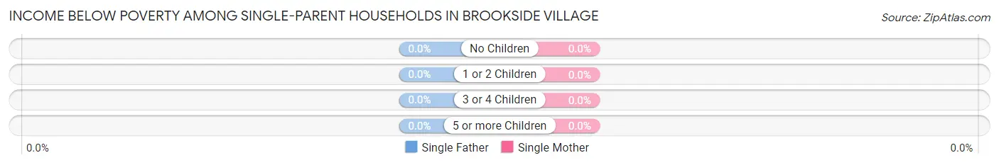 Income Below Poverty Among Single-Parent Households in Brookside Village