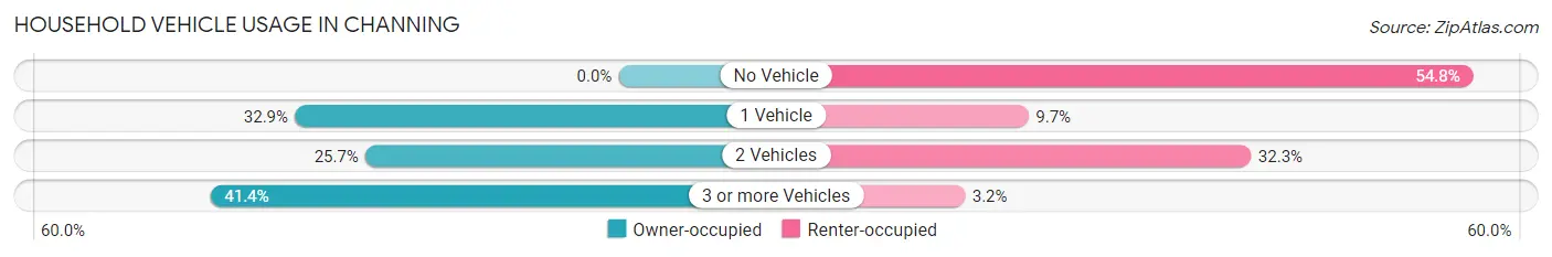Household Vehicle Usage in Channing