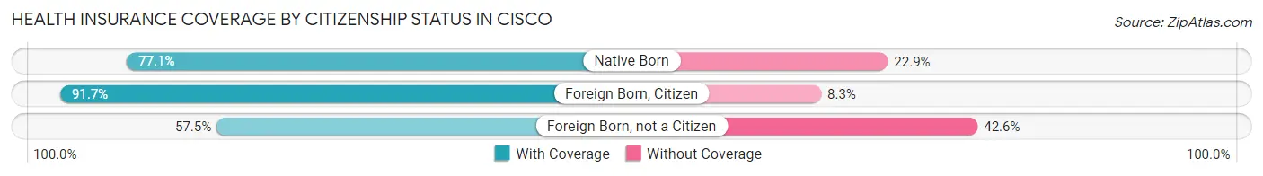 Health Insurance Coverage by Citizenship Status in Cisco