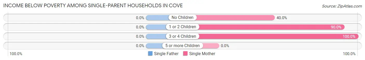 Income Below Poverty Among Single-Parent Households in Cove