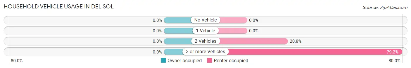 Household Vehicle Usage in Del Sol