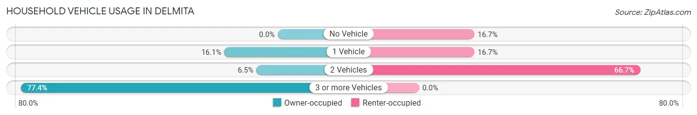 Household Vehicle Usage in Delmita