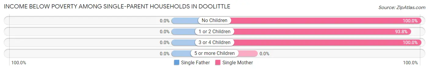 Income Below Poverty Among Single-Parent Households in Doolittle