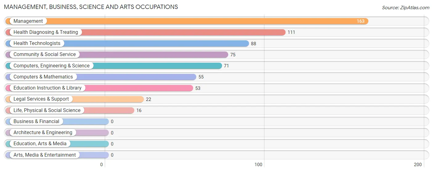 Management, Business, Science and Arts Occupations in Dublin