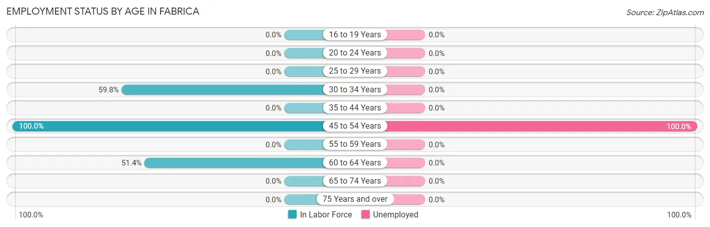Employment Status by Age in Fabrica