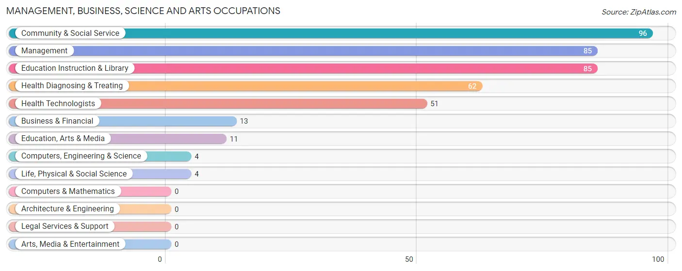 Management, Business, Science and Arts Occupations in Godley