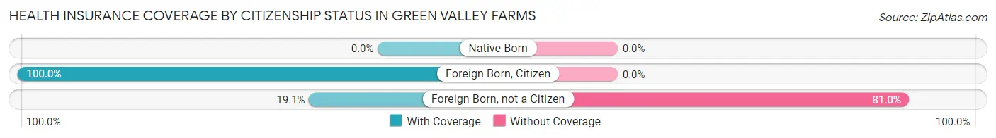 Health Insurance Coverage by Citizenship Status in Green Valley Farms