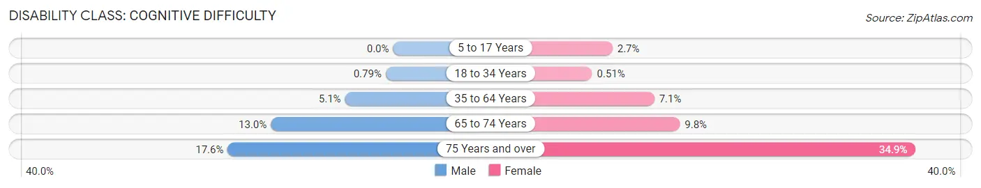 Disability in Hamlin: <span>Cognitive Difficulty</span>