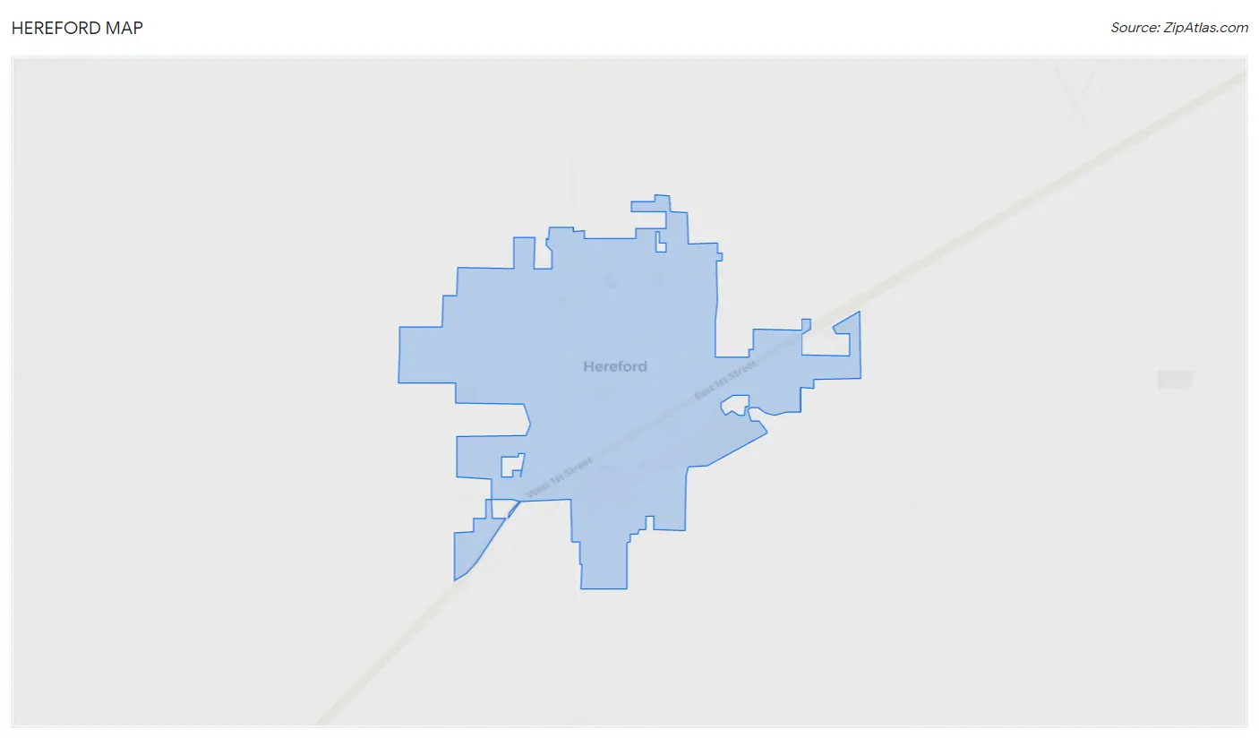 Hereford Map