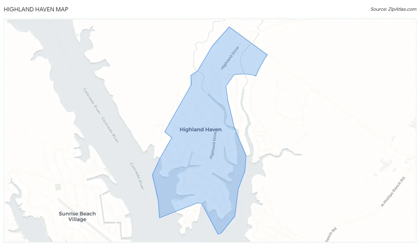 Highland Haven Map