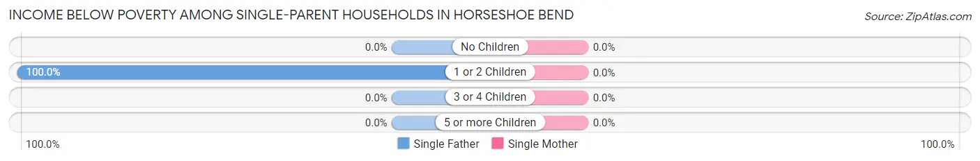 Income Below Poverty Among Single-Parent Households in Horseshoe Bend