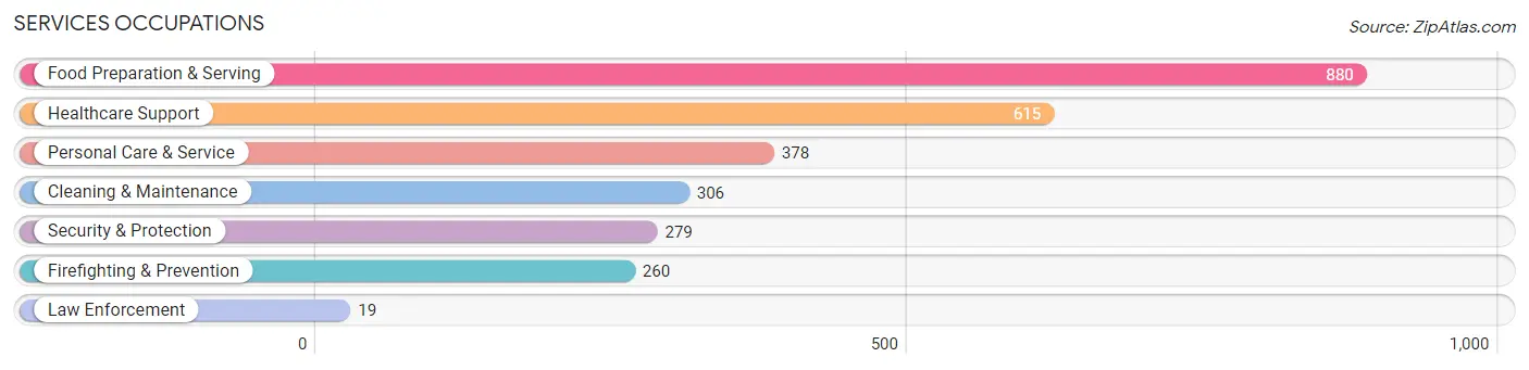 Services Occupations in Kerrville