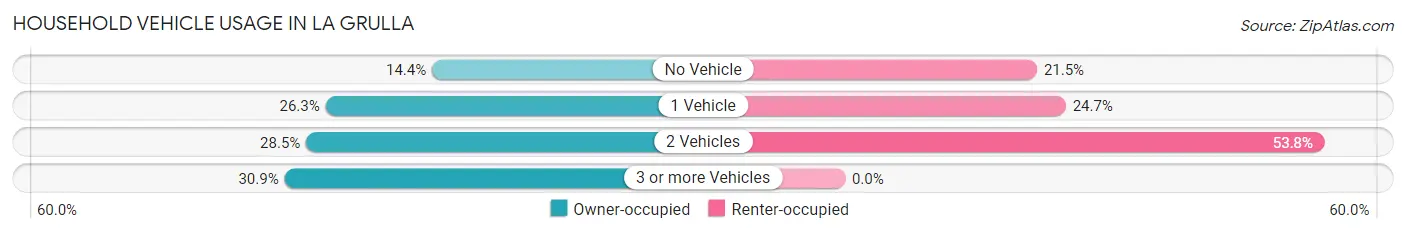 Household Vehicle Usage in La Grulla