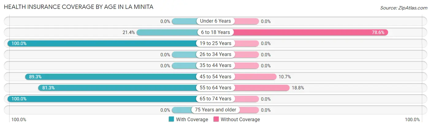 Health Insurance Coverage by Age in La Minita