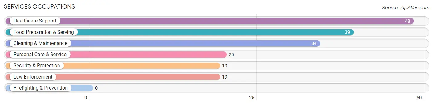 Services Occupations in La Vernia