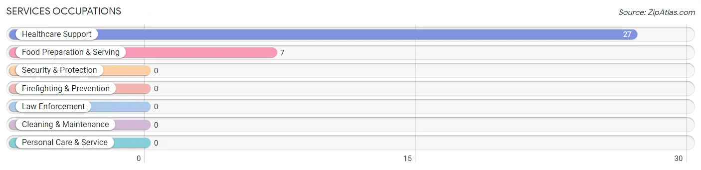 Services Occupations in La Victoria