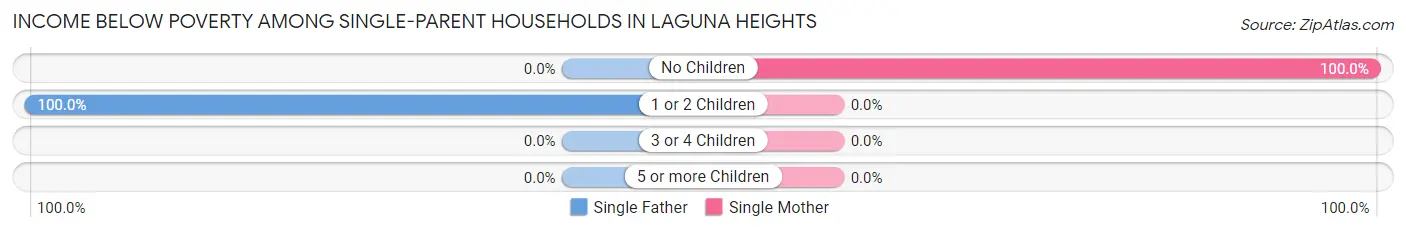 Income Below Poverty Among Single-Parent Households in Laguna Heights