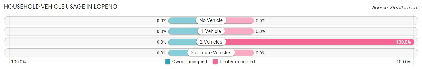 Household Vehicle Usage in Lopeno