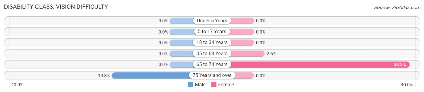 Disability in Loraine: <span>Vision Difficulty</span>