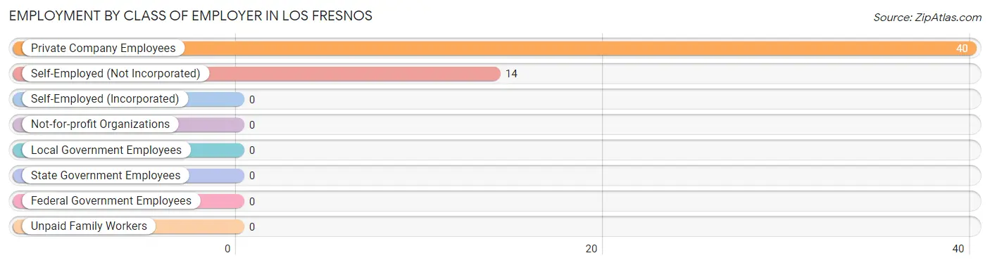 Employment by Class of Employer in Los Fresnos