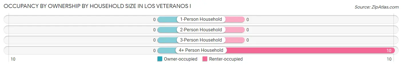 Occupancy by Ownership by Household Size in Los Veteranos I
