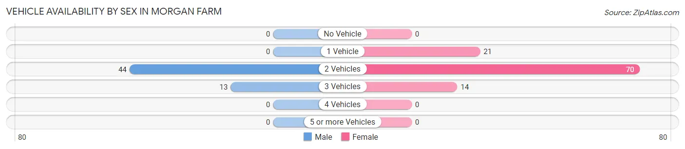 Vehicle Availability by Sex in Morgan Farm