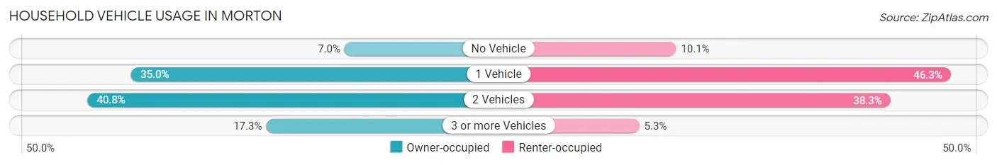 Household Vehicle Usage in Morton