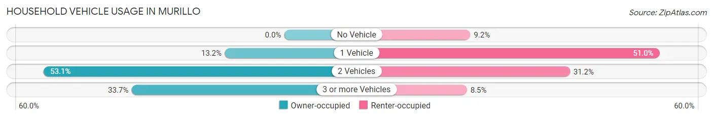 Household Vehicle Usage in Murillo