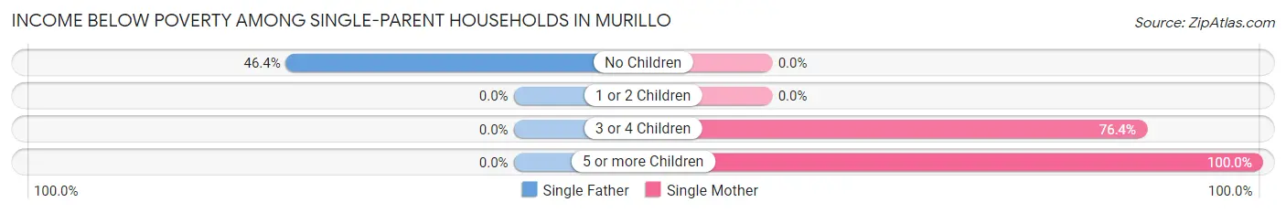 Income Below Poverty Among Single-Parent Households in Murillo
