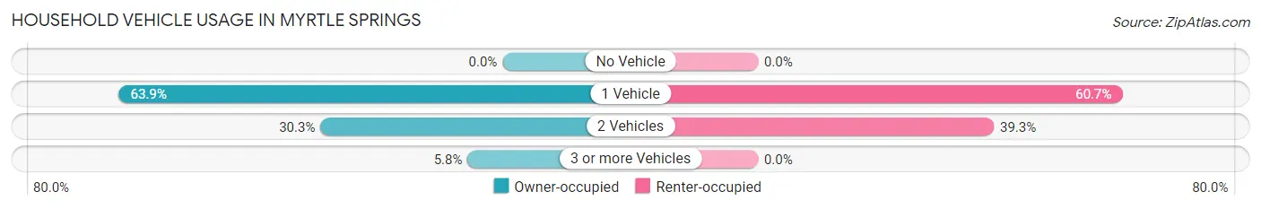 Household Vehicle Usage in Myrtle Springs