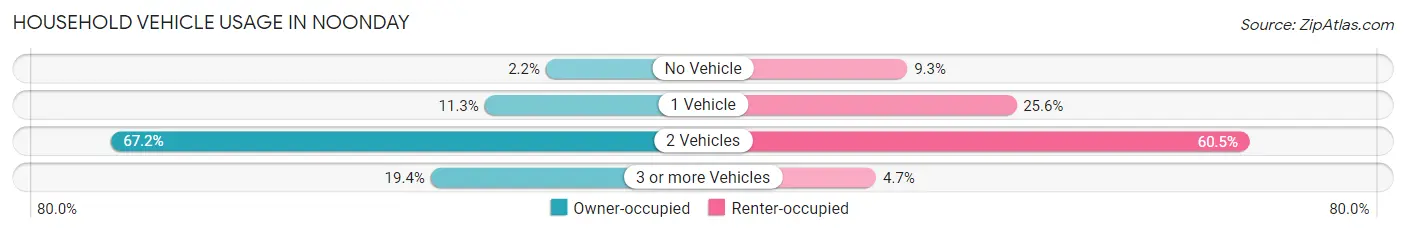 Household Vehicle Usage in Noonday