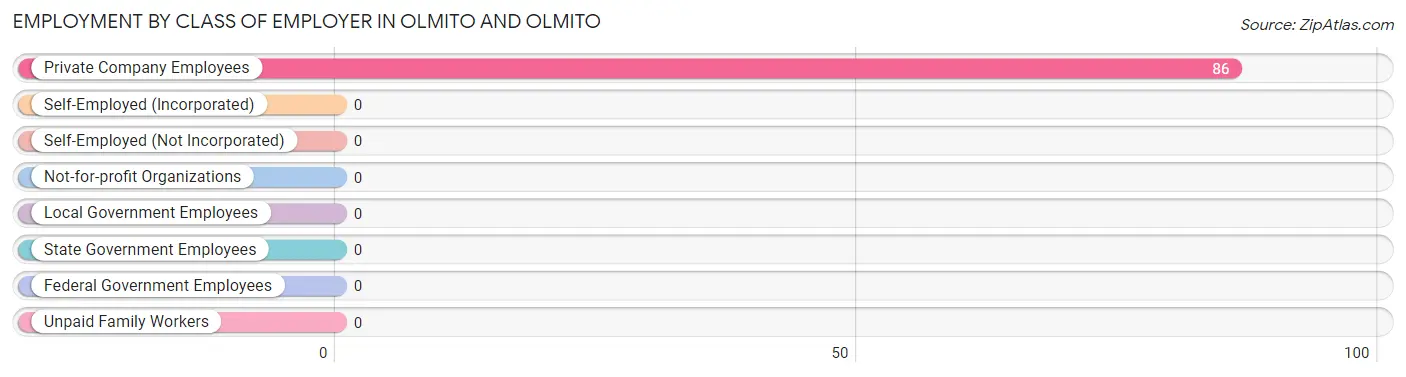 Employment by Class of Employer in Olmito and Olmito