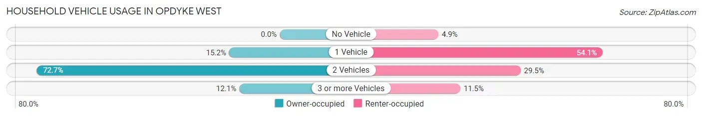 Household Vehicle Usage in Opdyke West