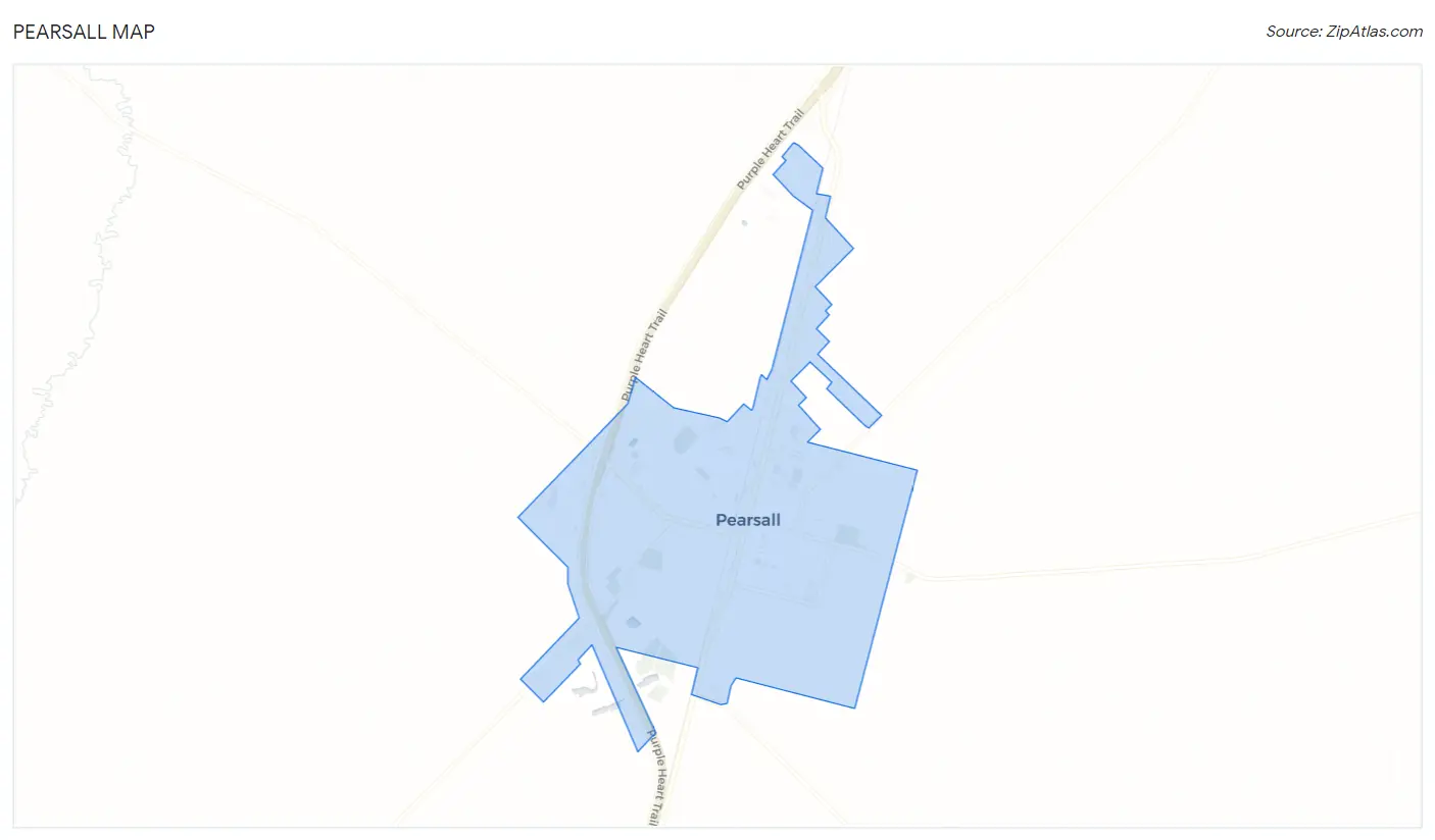 Pearsall Map