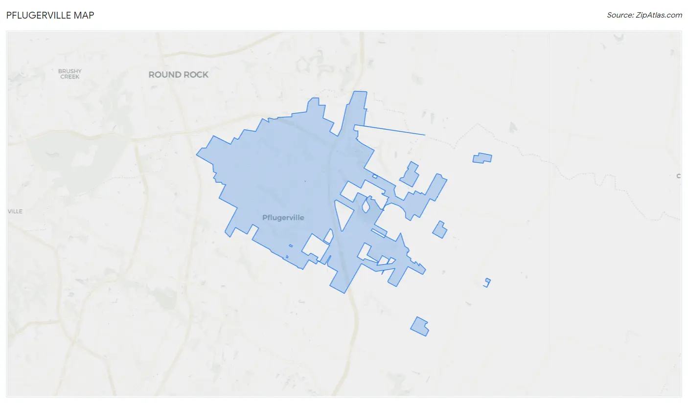 Pflugerville Map