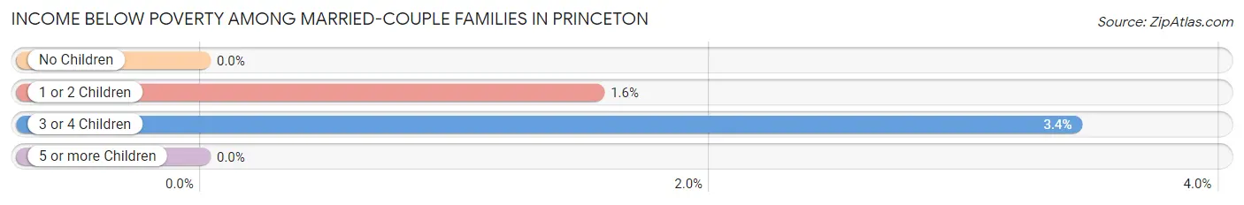 Income Below Poverty Among Married-Couple Families in Princeton