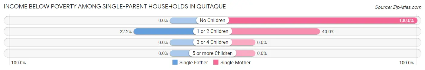 Income Below Poverty Among Single-Parent Households in Quitaque