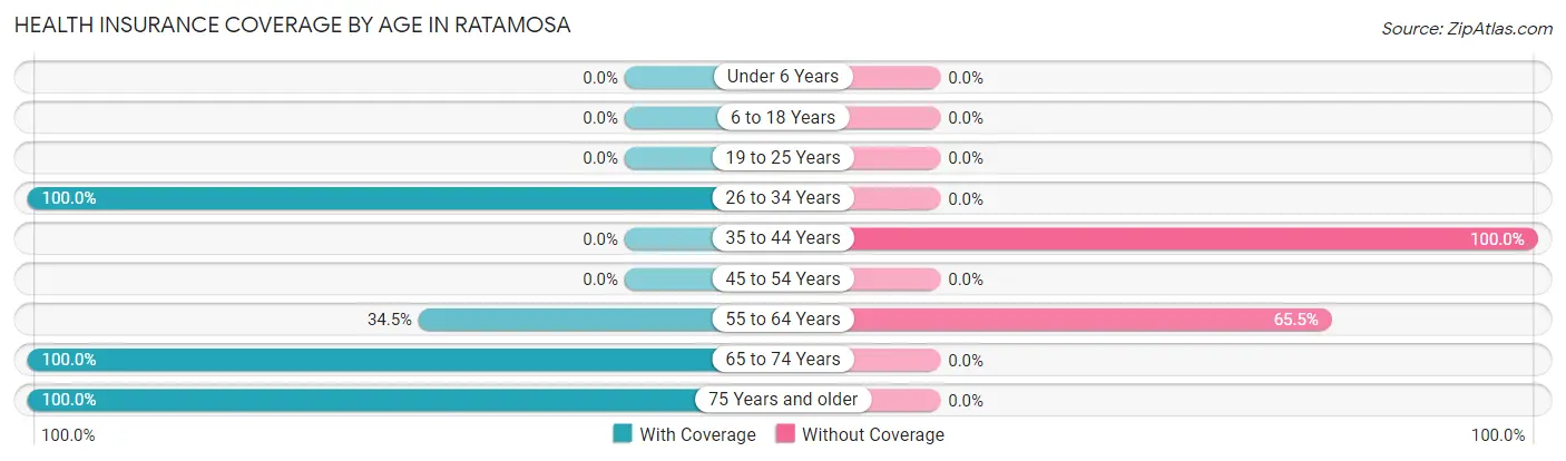 Health Insurance Coverage by Age in Ratamosa