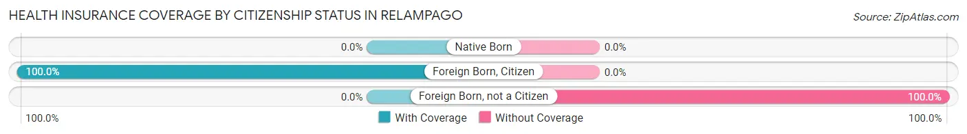 Health Insurance Coverage by Citizenship Status in Relampago