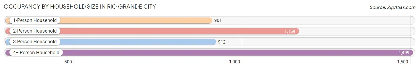 Occupancy by Household Size in Rio Grande City