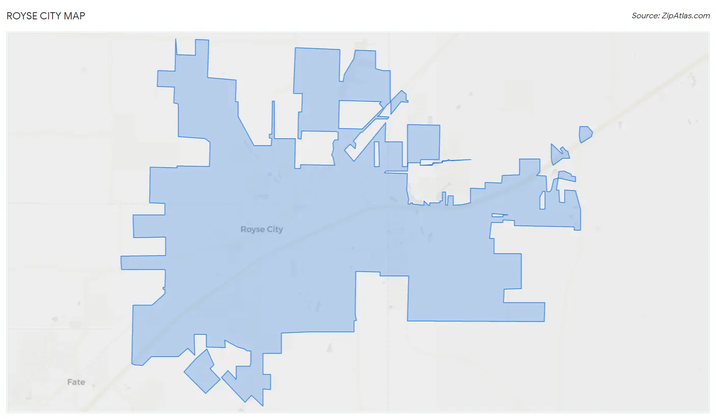 Royse City Map