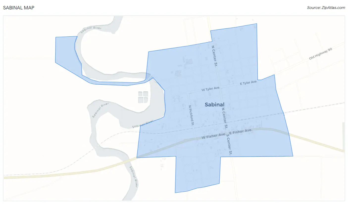 Sabinal Map