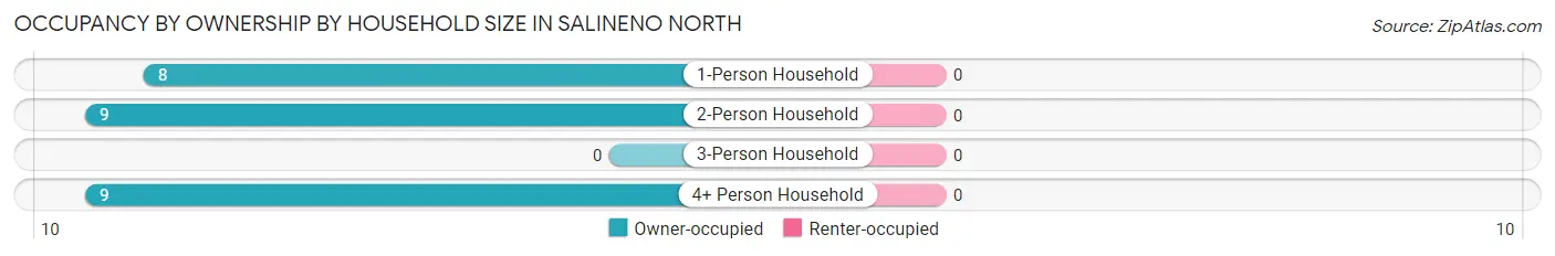 Occupancy by Ownership by Household Size in Salineno North
